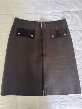 Tom Ford-era Gucci leather skirt